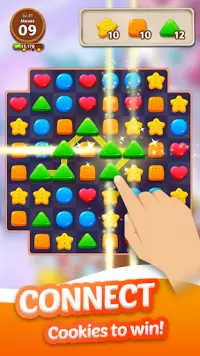 Cookie Crunch: Link Match Puzzle Screen Shot 1