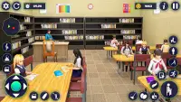 simulador de menina escolar Screen Shot 0