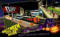 Halloween conductor autobús Screen Shot 2