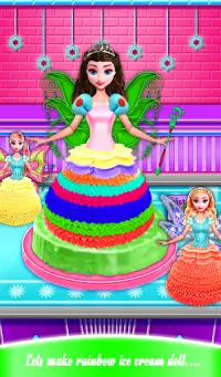 Glow in the Dark Ice Cream Fairy Cake! Bambole mag Screen Shot 20