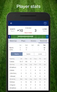 49ers Football: Live Scores, Stats, Plays, & Games Screen Shot 10