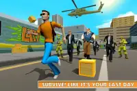 Último dia do Survival: Real Gangster jogos Screen Shot 0