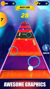 Epic Balls:Journey on water fire glass & sand road Screen Shot 2