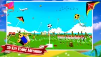 Basant The Kite Fight 3D : Kite Flying Games 2021 Screen Shot 0