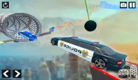Police Limo Car Stunts - Mega Ramp Car Racing Game Screen Shot 5
