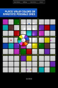 Color Sudoku Screen Shot 1