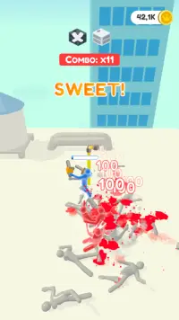 Jelly Fighter : bonbons et bonhommes colorés Screen Shot 6