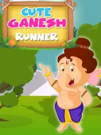 Niedlicher Ganesh Runner - Running Game Screen Shot 0