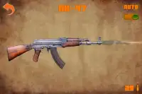 슈팅 M-16 대 AK-47 : 현실적인 무기 시뮬레이터 Screen Shot 5