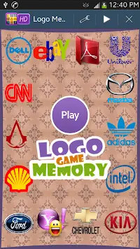 Logo Memory Game Screen Shot 0