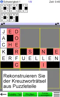Puzzle Kreuzwort   Screen Shot 9