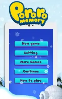 Memória Pinguim Crianças jogos Screen Shot 0
