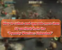 Tips Dynasty Warrior Unleashed Screen Shot 1