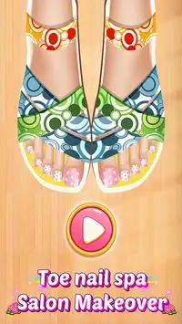 Салон Nail Art: Игры для педикюра Screen Shot 0