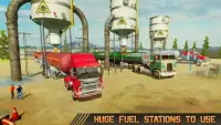 Offroad-Öltanker-Transporter-LKW: Straßenzug Screen Shot 8
