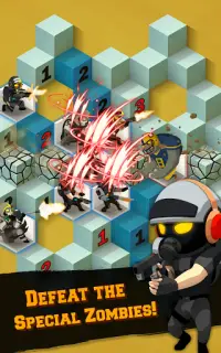 Zombie Sweeper: Asah Otak Aksi Minesweeper Screen Shot 19