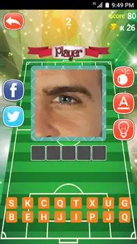 Guess jugadores de fútbol ojo Screen Shot 6