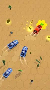 Hexagon Pursuit: Car Racing Screen Shot 1