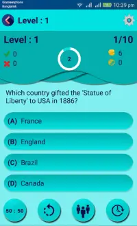 World GK Quiz : General Knowledge Quiz Screen Shot 0