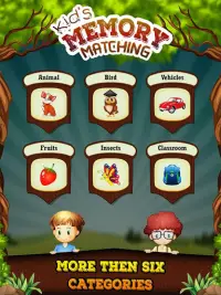Memory Matching Games For Kids Screen Shot 0