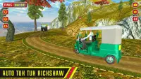 Tuk Tuk Auto Rickshaw: Offroad Driving Games 2021 Screen Shot 6