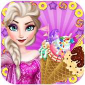 Ice Queen Making Ice Cream-Cooking Game