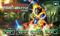 Super Monster Thanos Battle - Stadt Kampfspiel Screen Shot 3