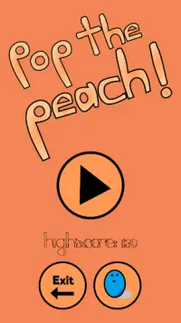Pop The Peach Screen Shot 0