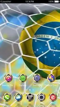 Best Brazil Football Theme Screen Shot 2