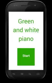 Green and White Piano Screen Shot 0
