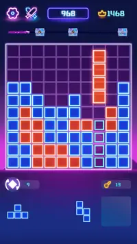 Block Puzzle Glow Screen Shot 2