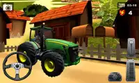 농장 트랙터 시뮬레이터 농업 땅 : 트랙터 운전사 Screen Shot 0