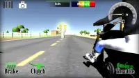 Motorbike  Online Drag Racing - Wheelie racing 3D Screen Shot 4
