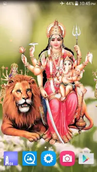 4D Maa Durga Live Wallpaper Screen Shot 9
