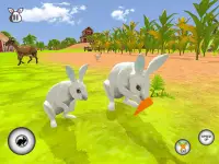 wild pet rabbit animal sims -forest predator craft Screen Shot 7