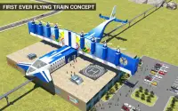 Vliegende trein Simulator 2018 Futuristische trein Screen Shot 11