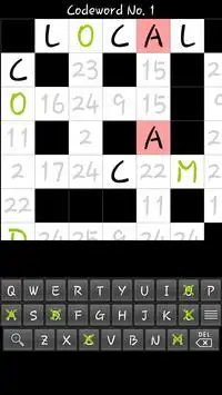 Codewords Screen Shot 1