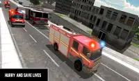 911 Rescue team Fire Truck Driver 2020 Screen Shot 6