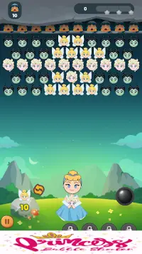 Bubble Shooter Princess Queen Castle Game Screen Shot 4