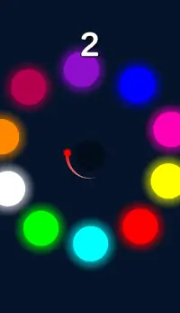 Glow Crash -  Shrinking Circles Screen Shot 1