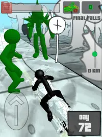 Stickman Zombie: Motorcycle Ra Screen Shot 22