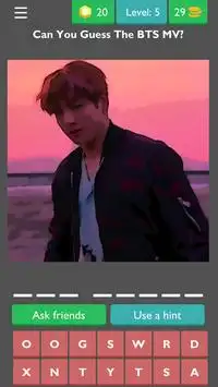 Guess The BTS's MV by JUNGKOOK Pictures Quiz Game Screen Shot 5