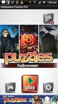 Puzzles de Halloween - Jogo Screen Shot 3