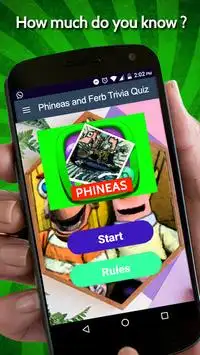 Phineas and Ferb Trivia Quiz Screen Shot 0