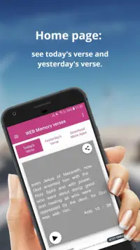 World English Bible (WEB) verses Memorization game Screen Shot 1