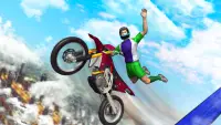 Crazy Bike Sky Stunt Game 3D Screen Shot 1