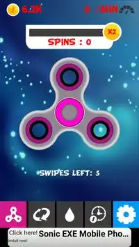 Fidget Spinner Simulator Game Screen Shot 1