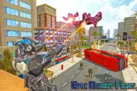 鉄ヒーローの犯罪復讐を飛ぶ - 都市の戦い Screen Shot 1