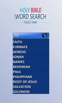 Bible Word Search Puzzle Game Screen Shot 6