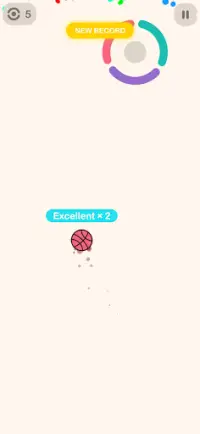 Красочный прыжковый мяч Screen Shot 5